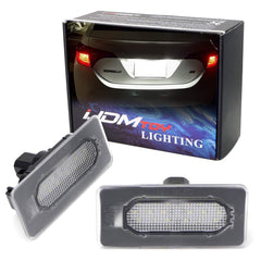 iJDMTOY license plate light assembly for 2014-2018 Corolla with bright xenon-white LEDs for clear rear illumination