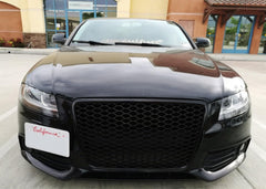 iJDMTOY no-drill installation setup simplifies Audi plate relocation