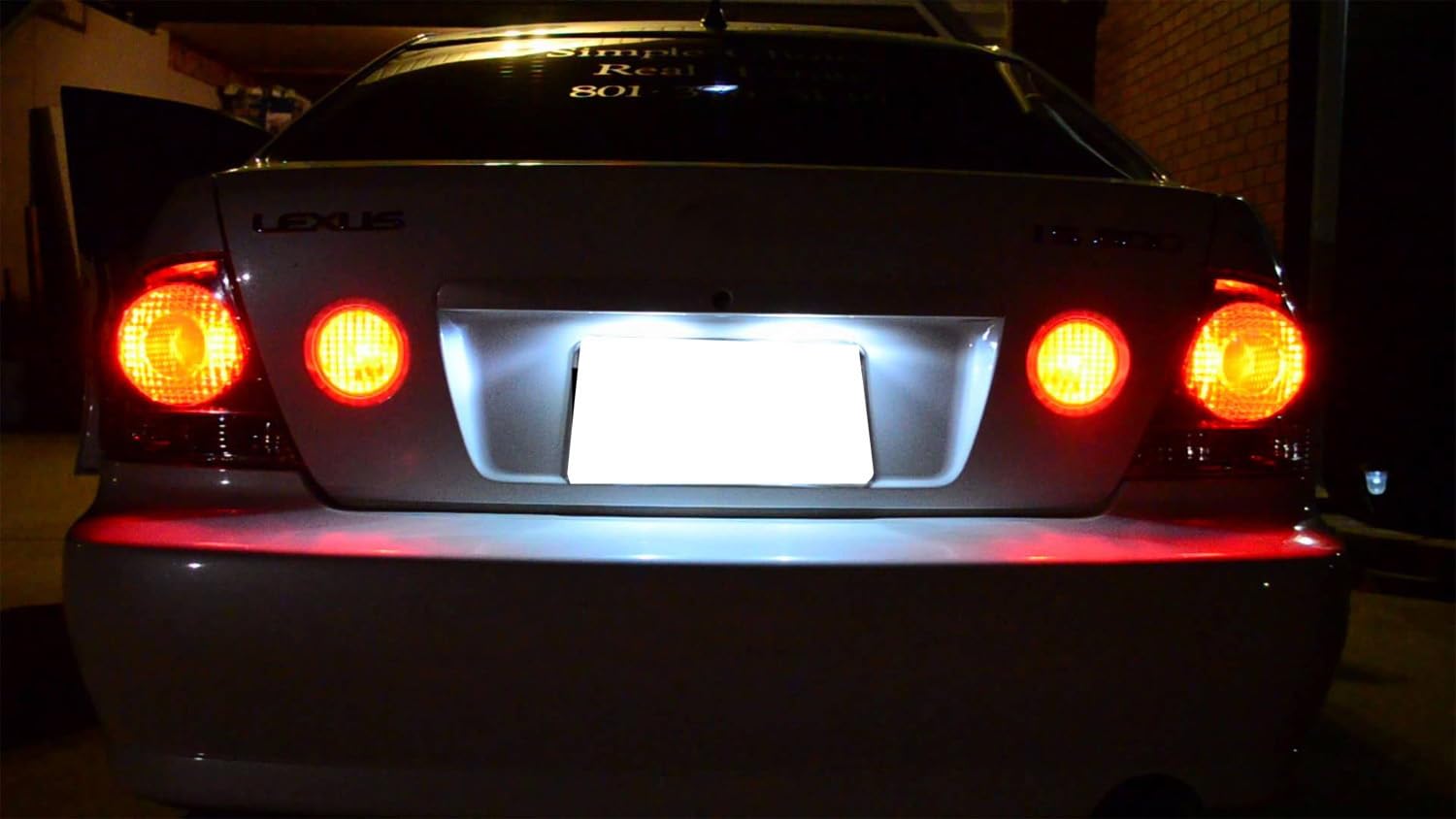 iJDMTOY license light for Scion tC adds a modern look and reliable operation.