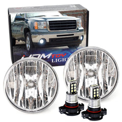 iJDMTOY fog light assembly driver side with xenon white bulbs for clearer night driving