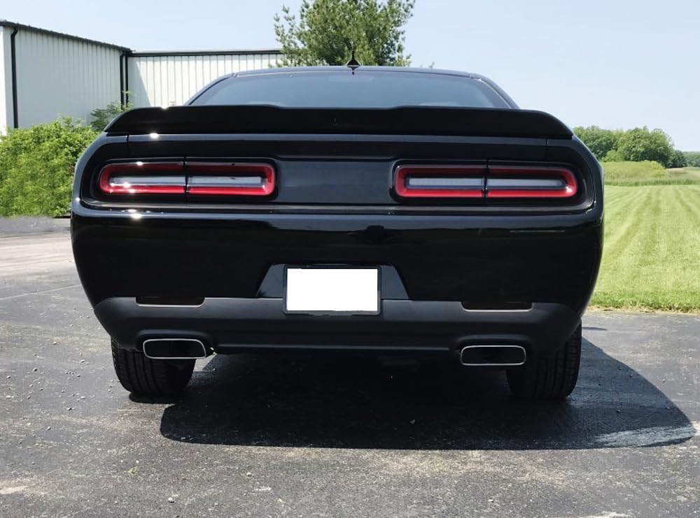 iJDMTOY smoked lens rear bumper reflector right for Dodge Challenger enhances rear presence