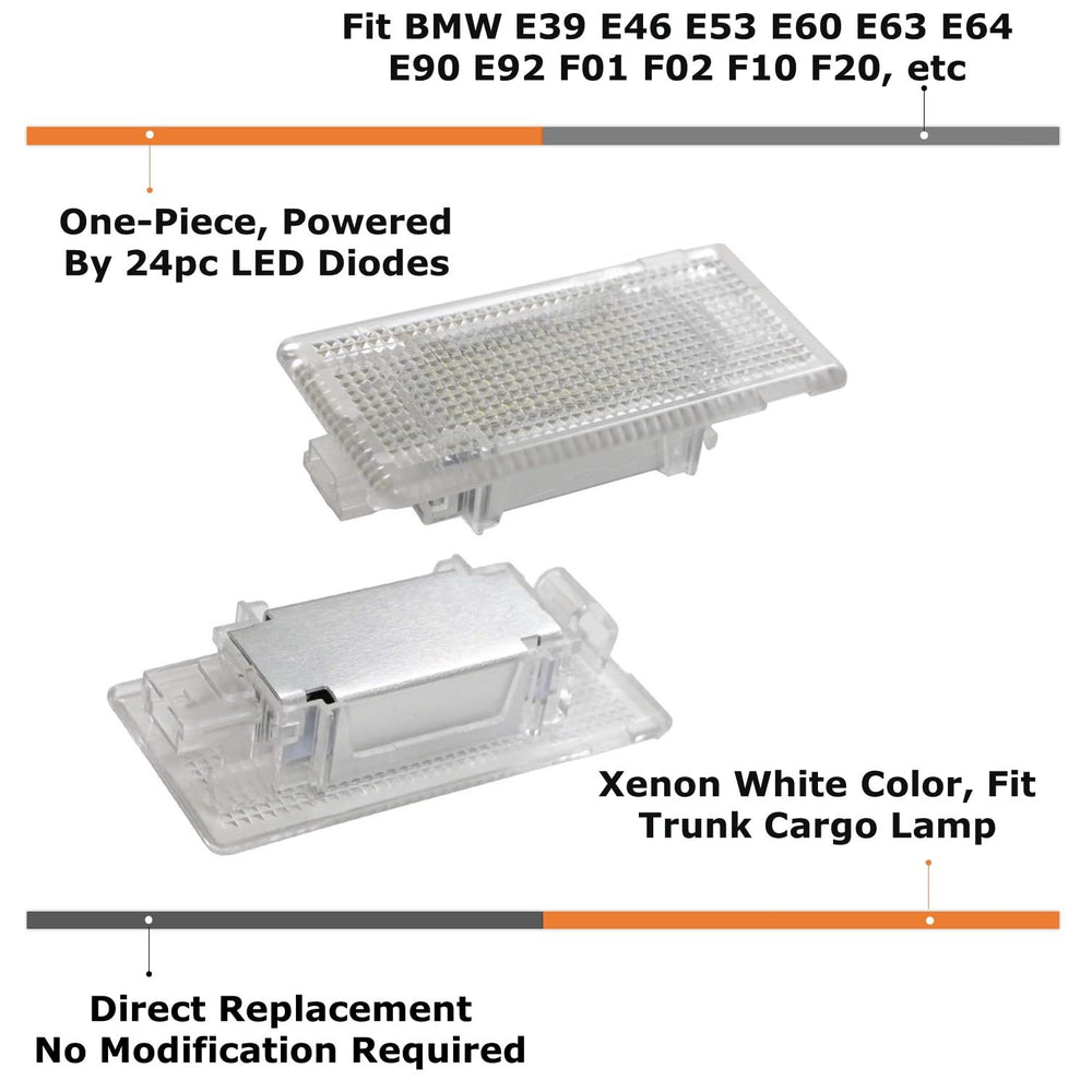 iJDMTOY trunk light for BMW 5 Series delivers even brightness across cargo space