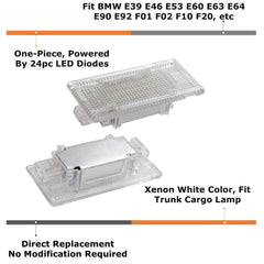 iJDMTOY trunk light for BMW 5 Series delivers even brightness across cargo space