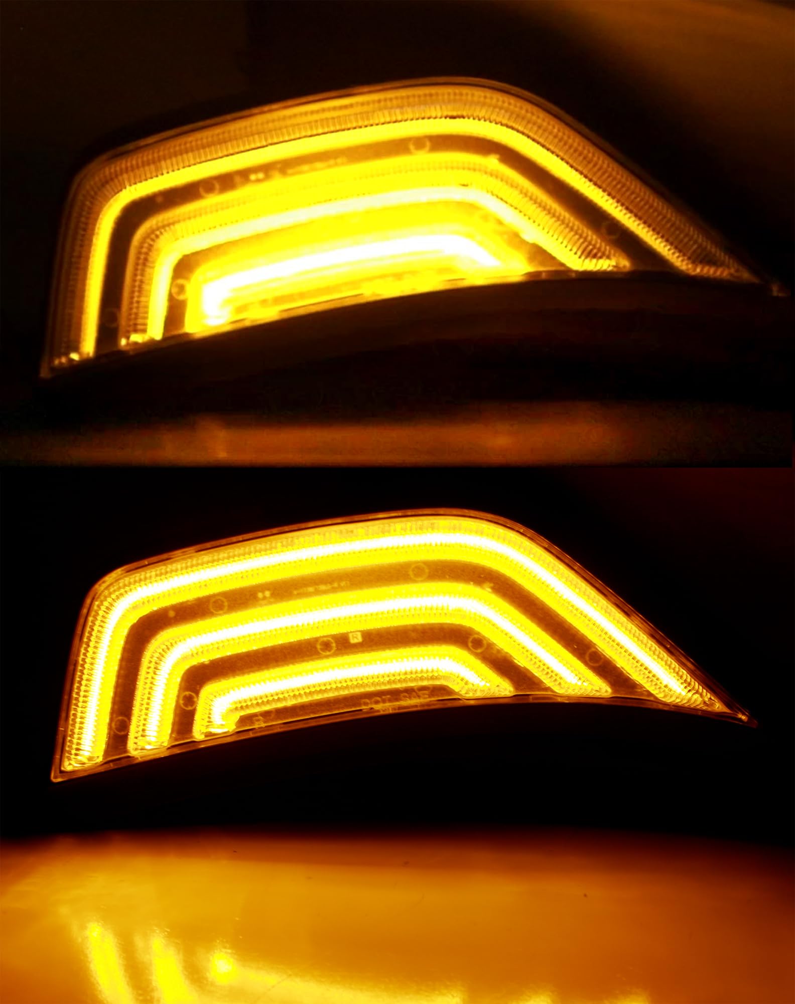 iJDMTOY xenon white amber side marker assembly delivers bright dual-tone lighting