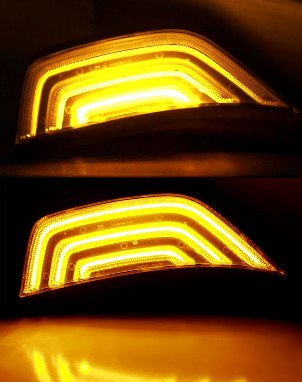 iJDMTOY xenon white amber side marker assembly delivers bright dual-tone lighting