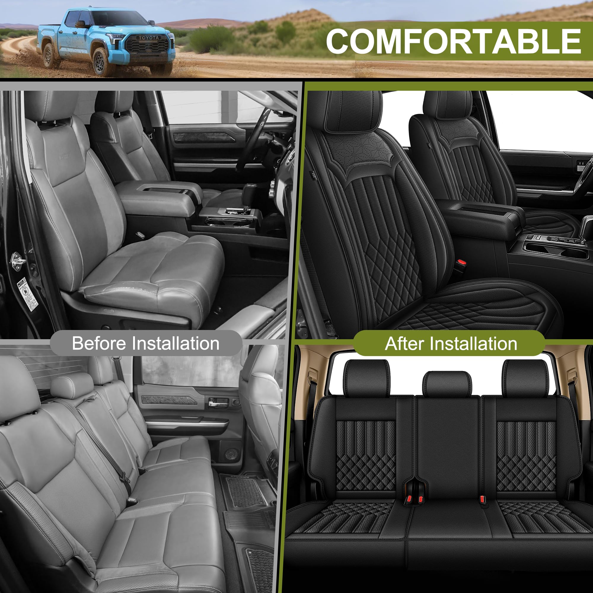 IKABEVEM Toyota Tundra interior looks refreshed and protected