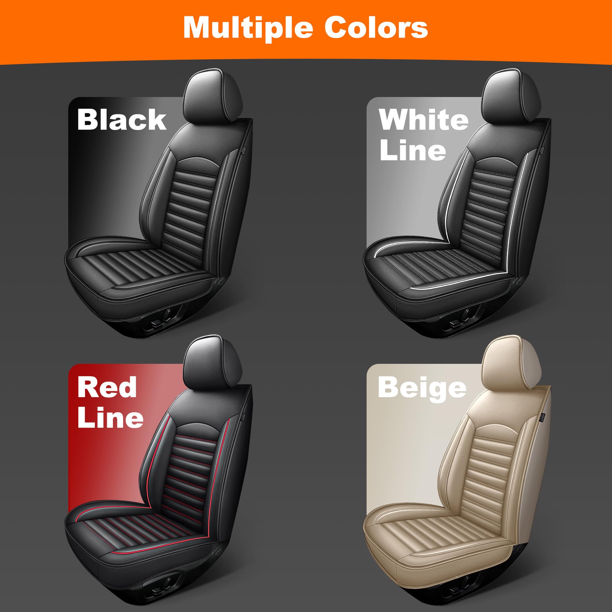 IKABEVEM two-row five-seat fit works with adjustable headrests.