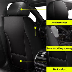 IKABEVEM Passat headrest covers refresh appearance while guarding fabric.