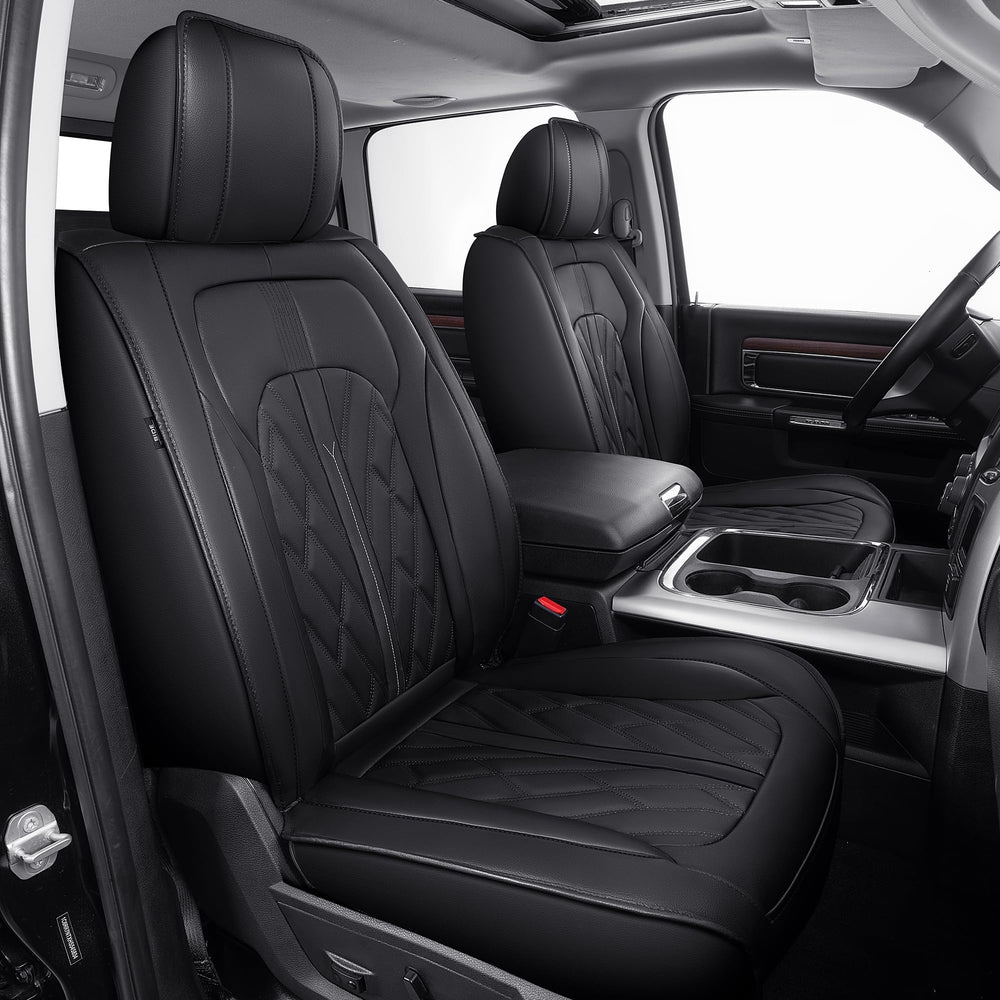 IKABEVEM RAM seat covers full set curved bench black protect upholstery.