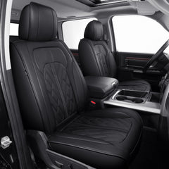 IKABEVEM RAM seat covers full set curved bench black protect upholstery.