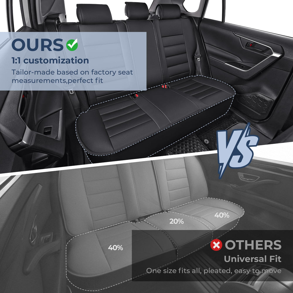 IKABEVEM RAV4 rear-right seat cover resists dirt and pet hair.