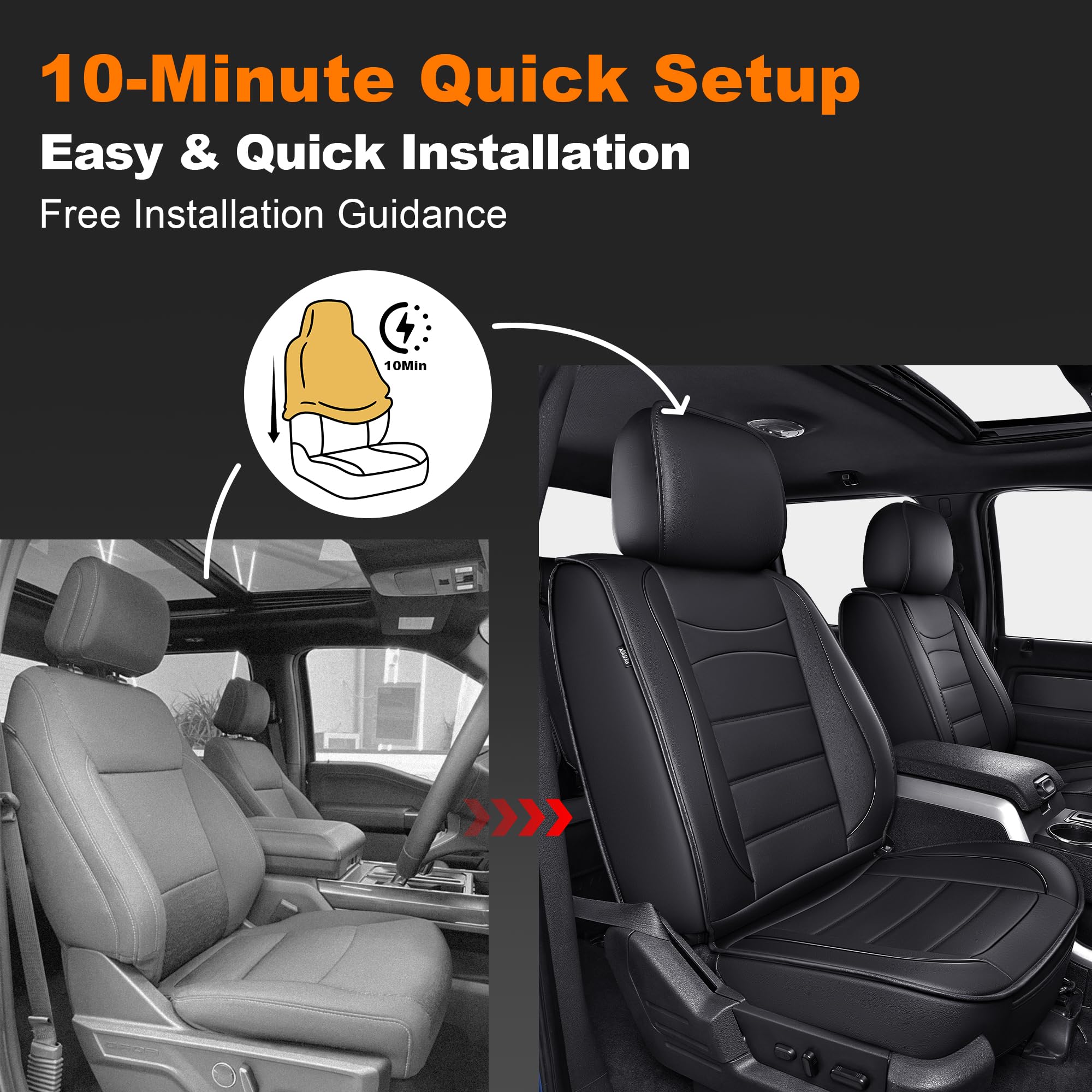IKABEVEM Toyota Tundra easy installation saves time during upgrades.