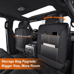IKABEVEM Toyota Tundra rear seats detail shows seamless fit and clean lines.