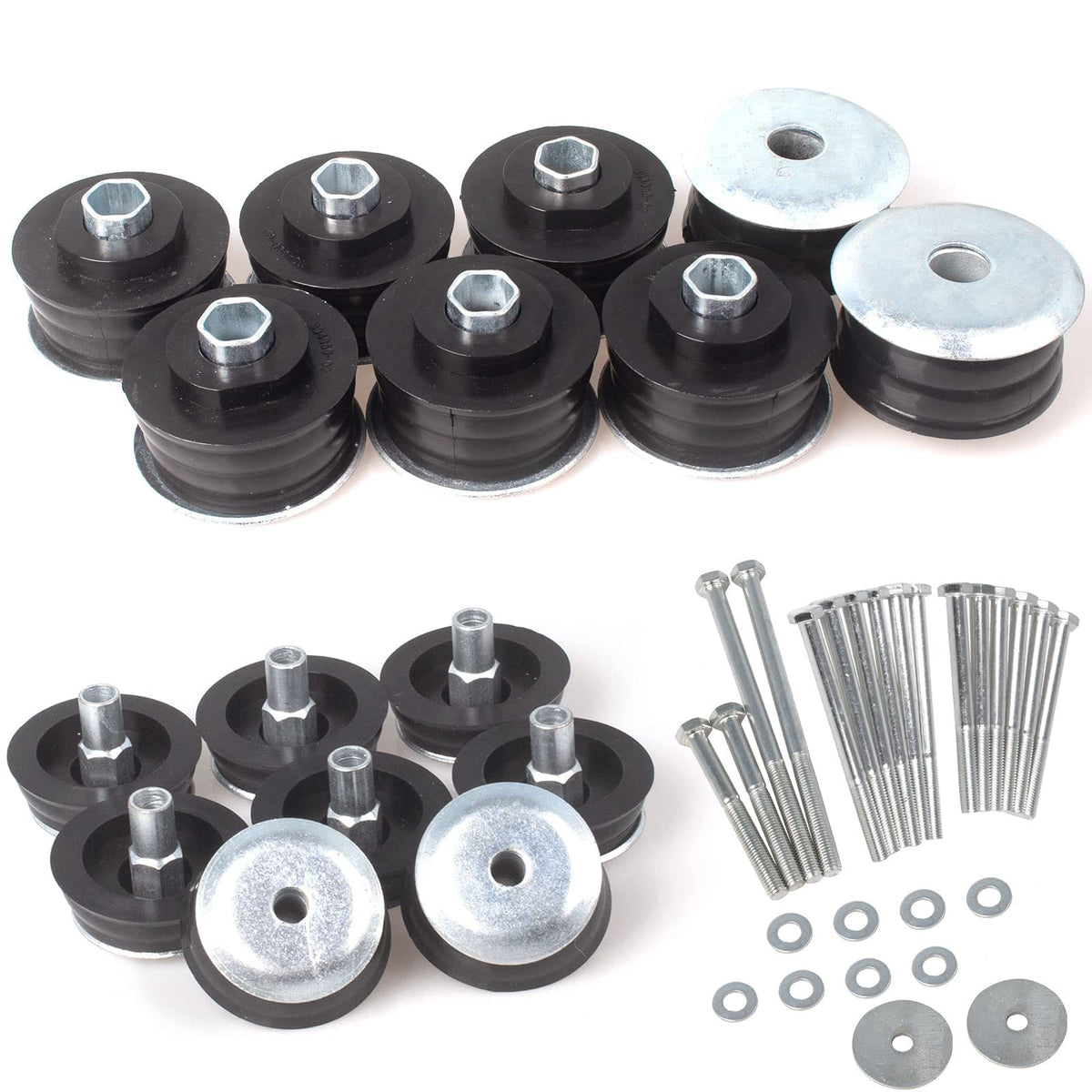 iker body mount bushing kit for ford f250/f350 cab mounts improves ride quality