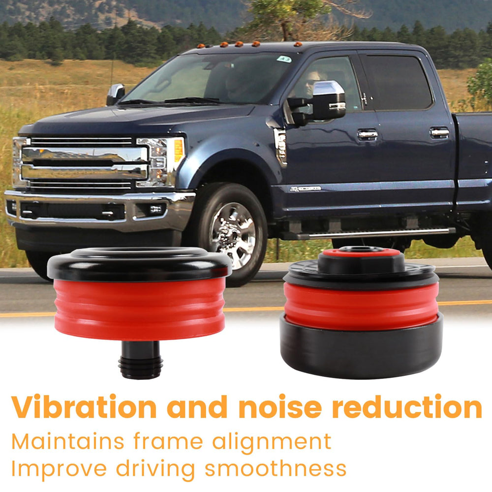 iKer cab noise reduction with silicone mounts for smoother rides on rough roads.