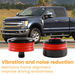 iKer cab noise reduction with silicone mounts for smoother rides on rough roads.