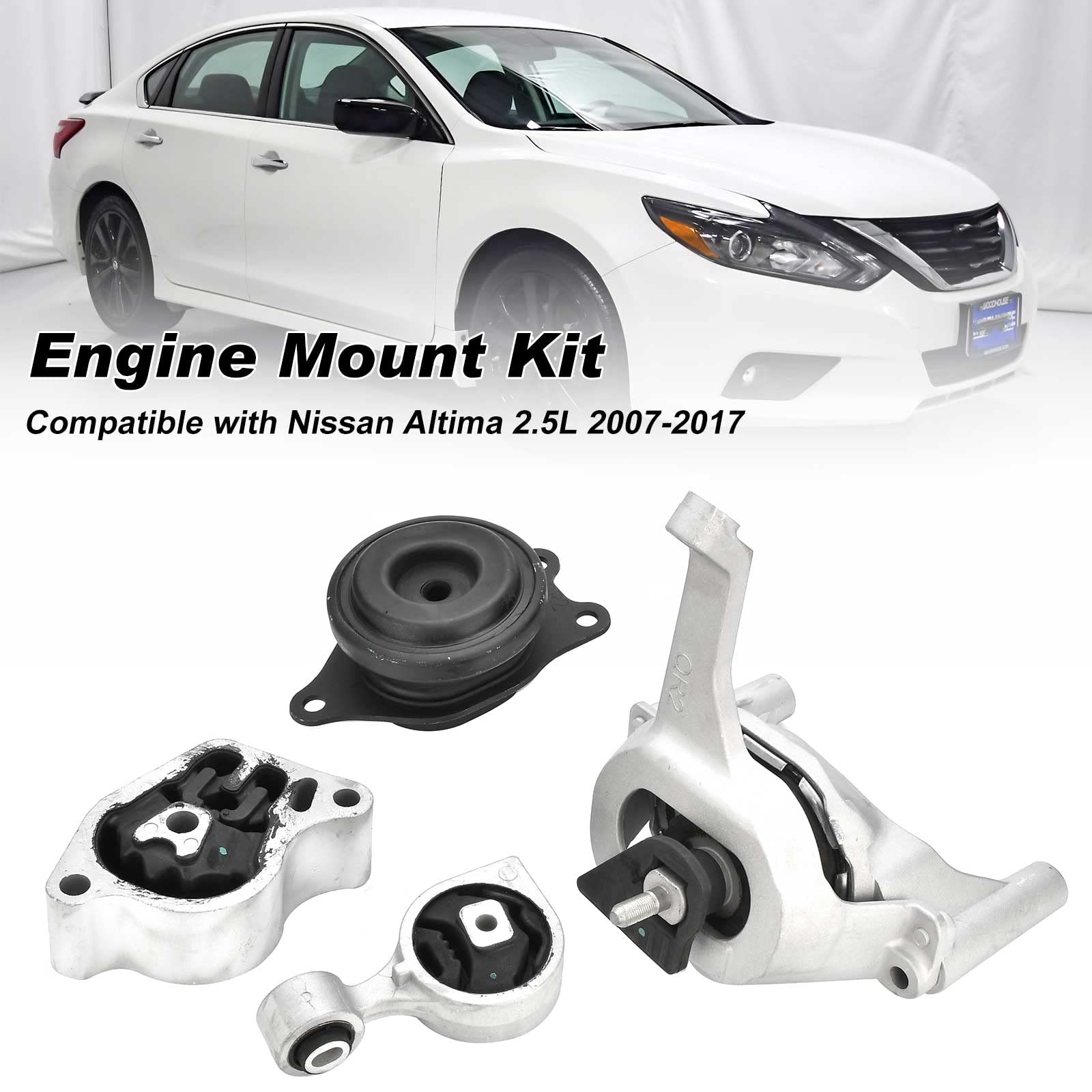 iKer engine mount package view signals ready-to-install set.