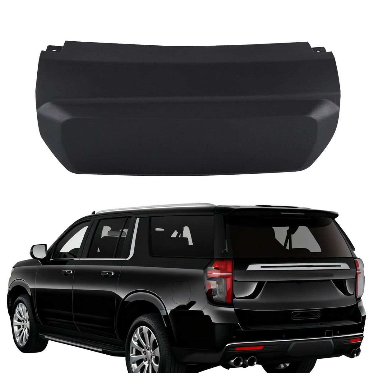 iKer rear bumper hitch cover for Chevy Suburban 2021–2024 protects the bumper from debris