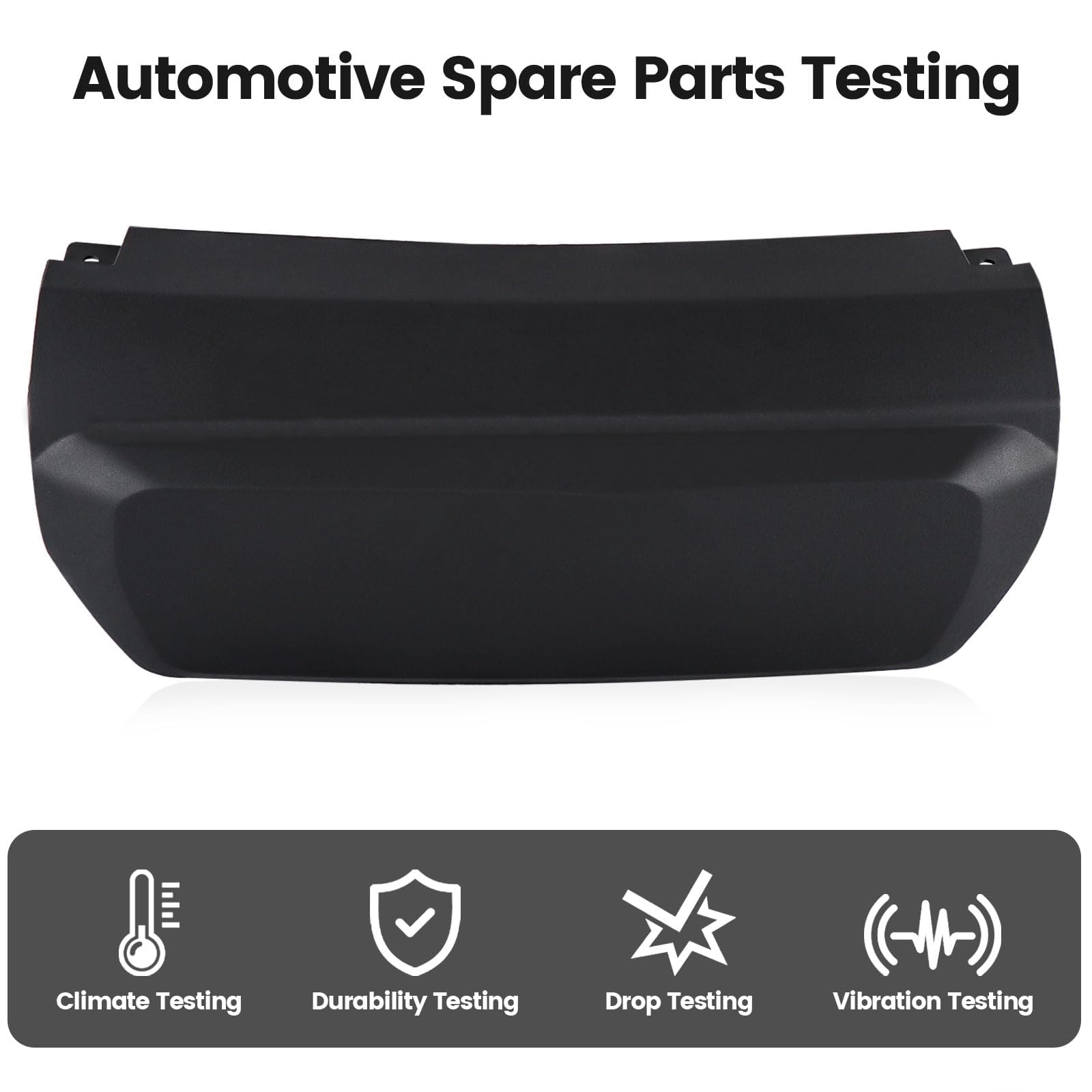 iKer hitch cover adds a cohesive look to the rear bumper