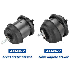 iKer transmission mount set reduces movement in 3.6L GM SUVs.
