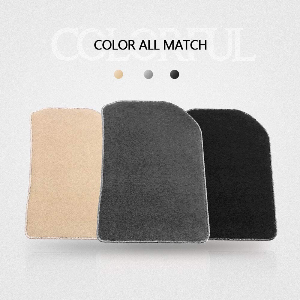 IKON MOTORSPORTS full 3-piece gray Civic floor mat set for complete coverage