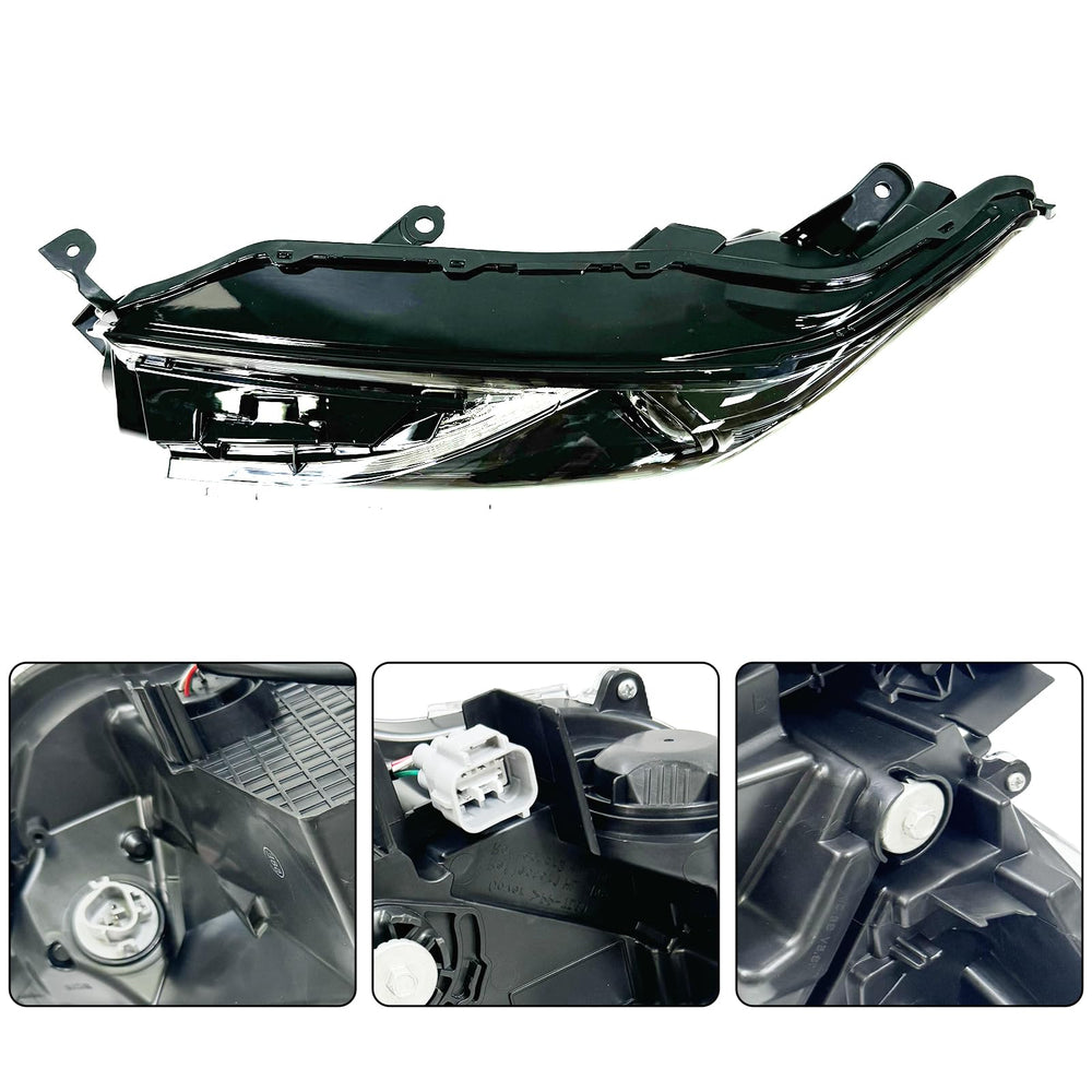 ILAMP Camry left headlight plug-n-play installation for quick replacement.