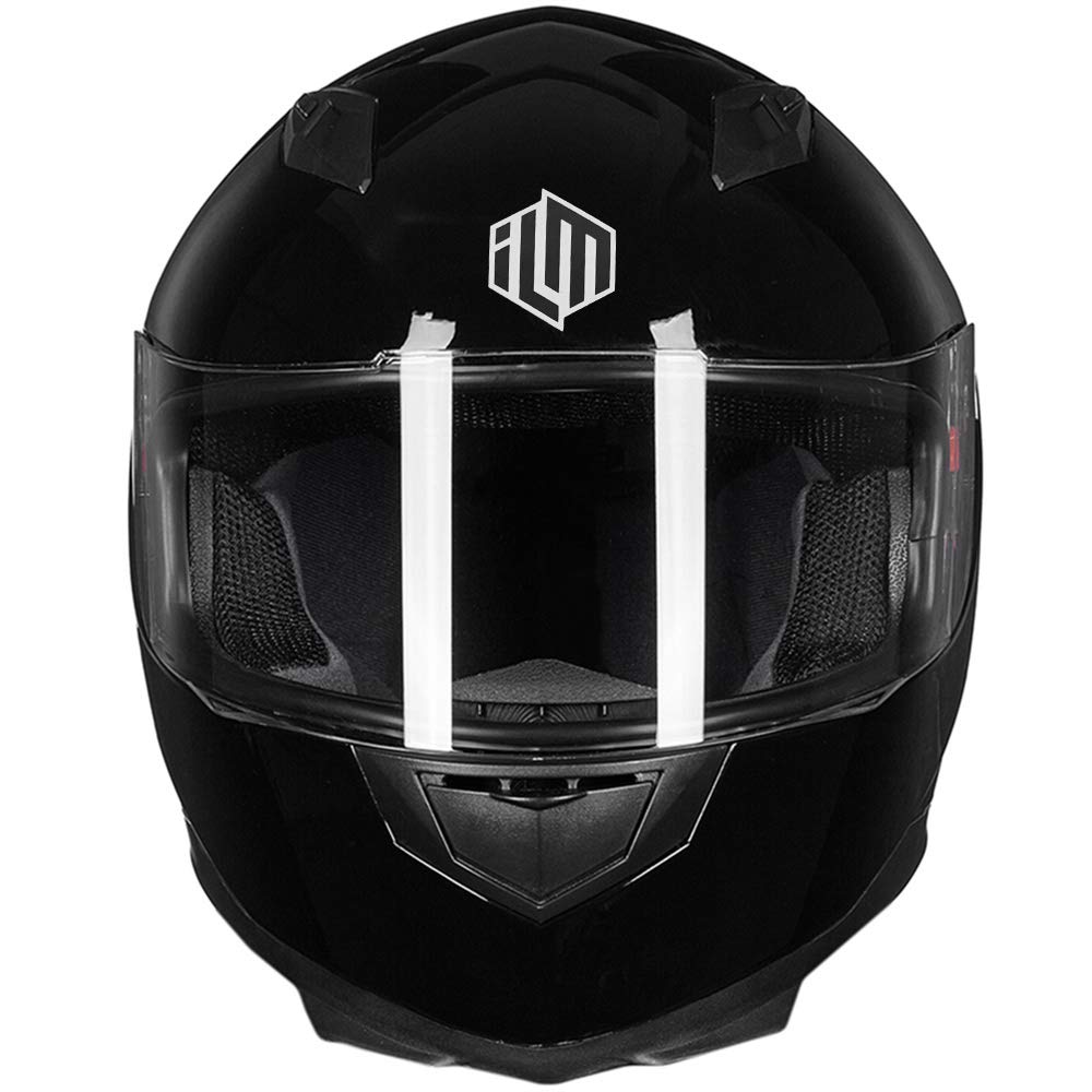 ILM 313 clear visor installed for daytime visibility and clarity.