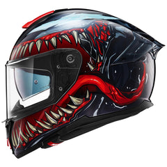 ILM 861A full-face dual visor helmet for on-road visibility and protection