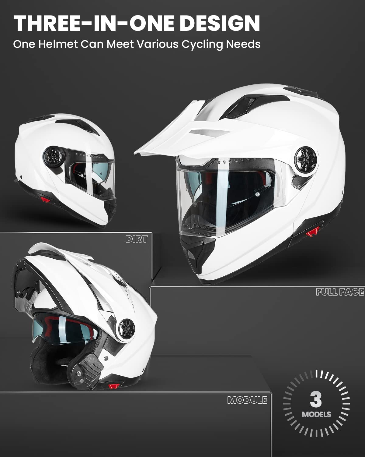 ILM 909F helmet side view highlighting versatile comfort