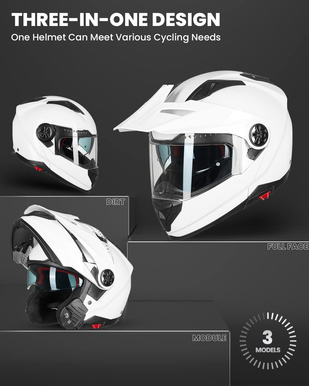 ILM 909F helmet side view highlighting versatile comfort