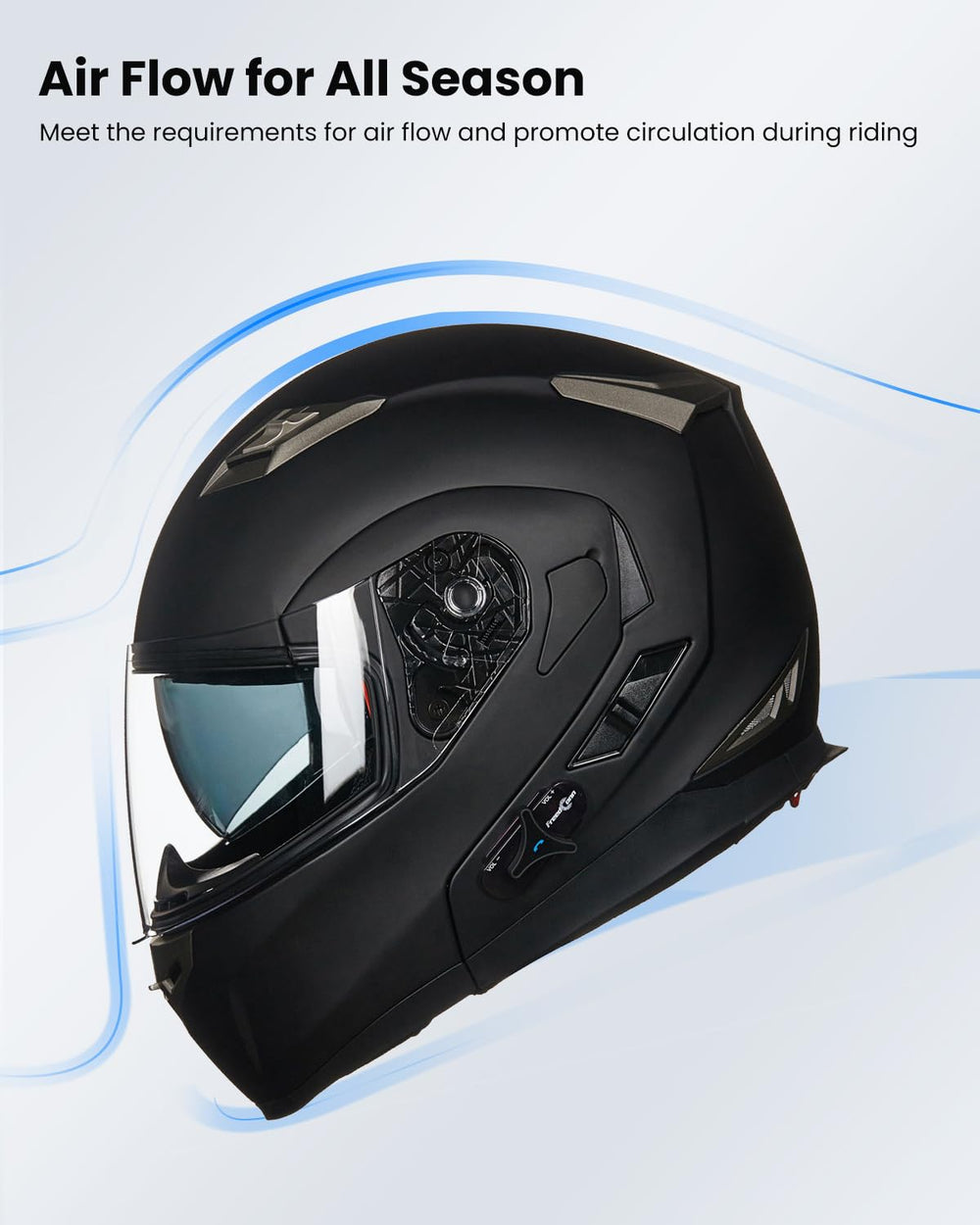 ILM 953PRO group intercom supports 6-8 riders with long range