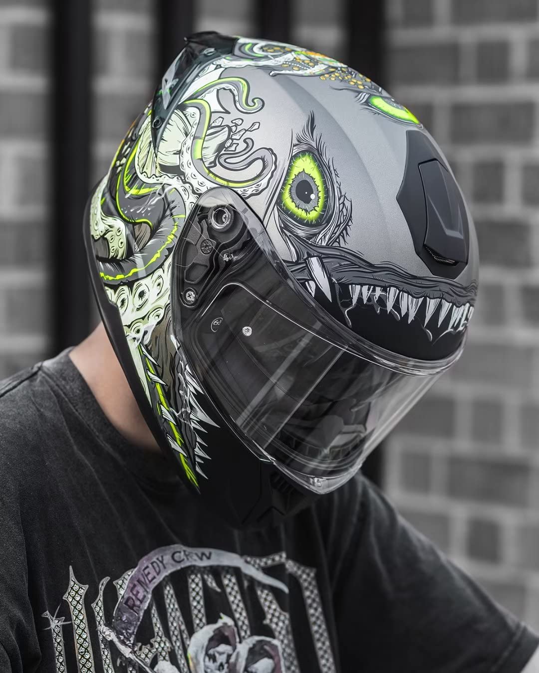 ILM durable ABS shell with high-density EPS foam construction.