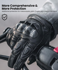 ILM GRC01 gloves with perforated leather for airflow and comfort