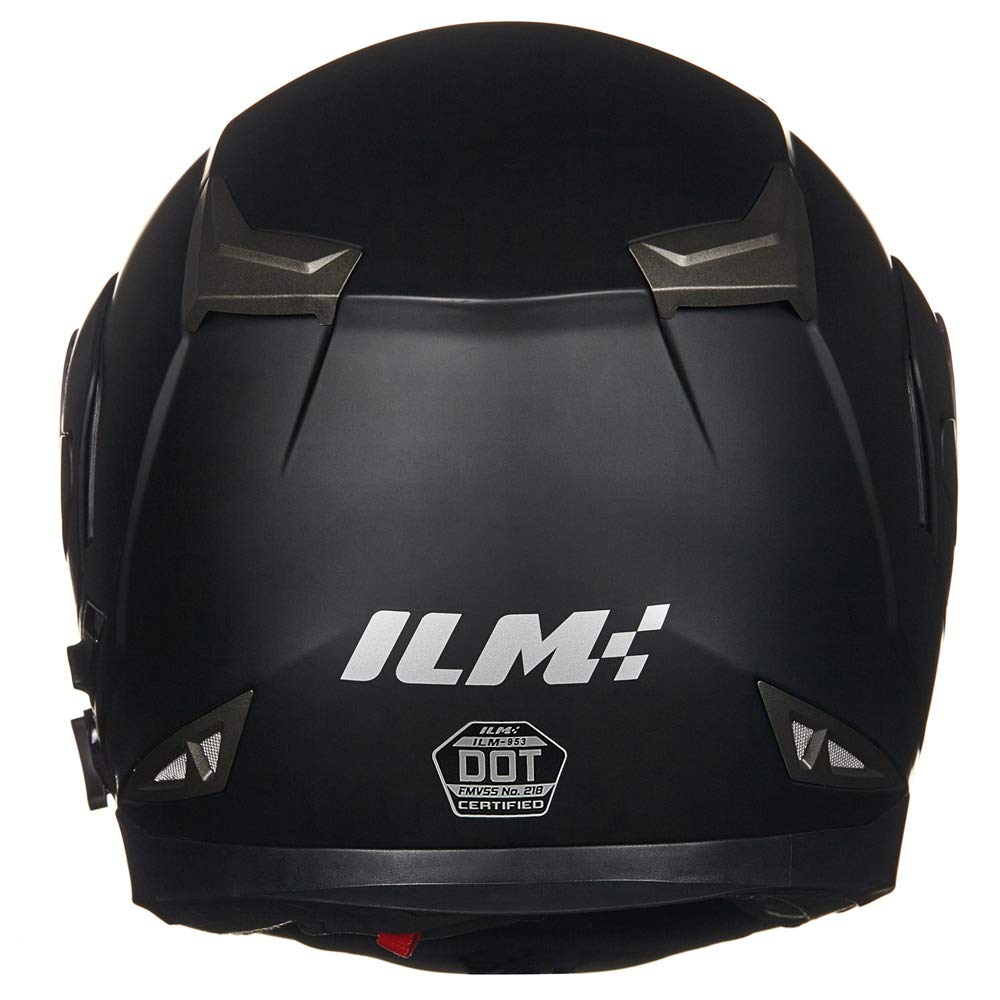 ILM 953 visor area with flip-down shield for clear visibility