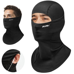 ILM fleece winter balaclava full-face mask provides wind and cold protection for outdoor riders.