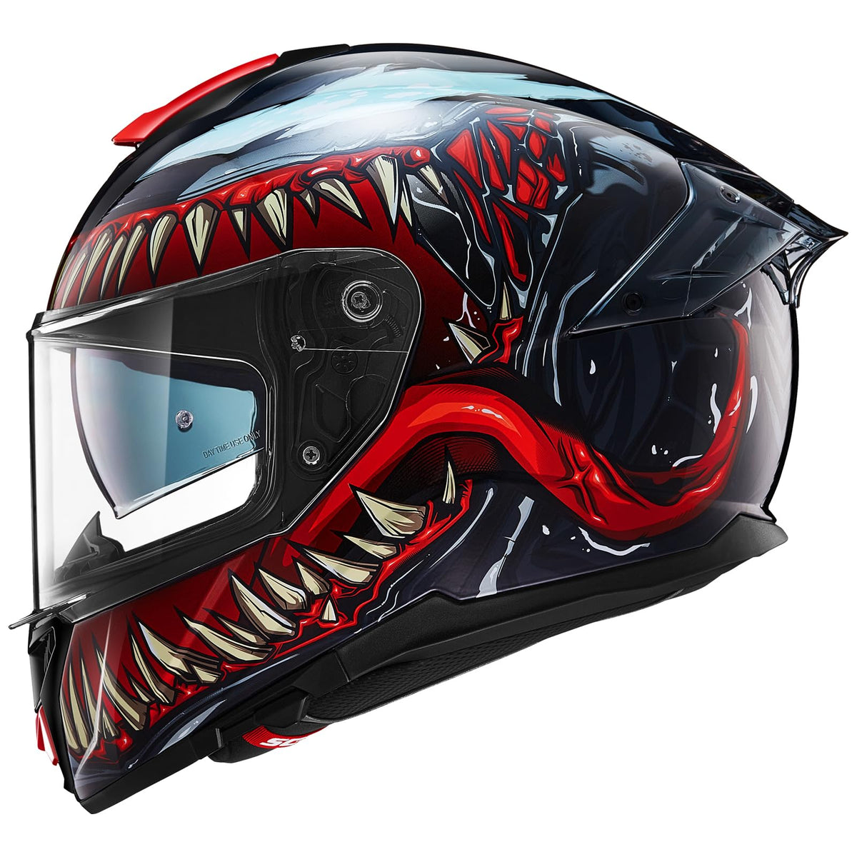 ILM TheNight 861A full-face helmet with dual visor for better visibility