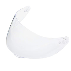 ILM helmet anti-fog visor closeup showing crystal-clear visibility for riding