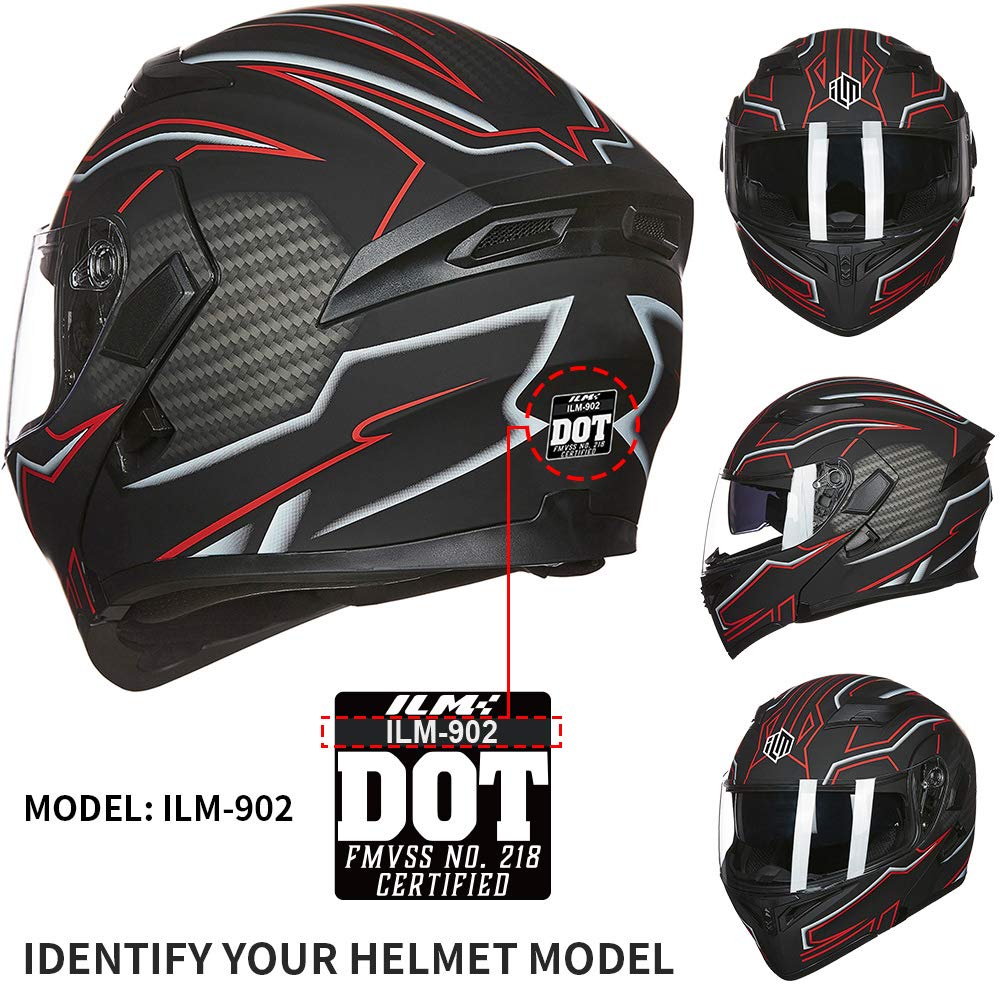 ILM helmet anti-fog visor packaging displaying ready-to-use solution