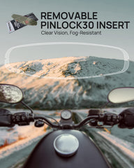 ILM model 129 heated visor compatibility for winter riding.