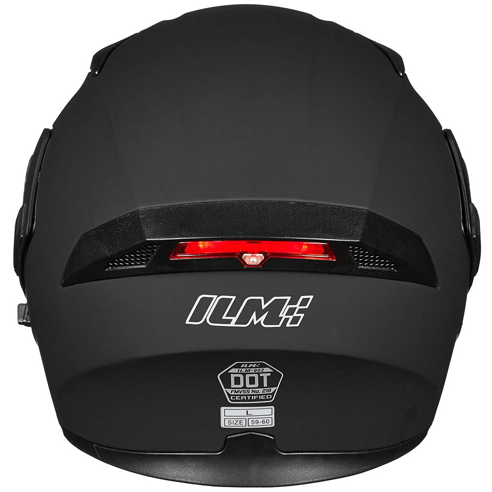 ILM lightweight ABS shell with aerodynamic design reduces rider fatigue on long trips