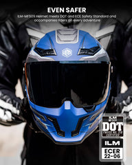 ILM MF509 Cyborg Blue side view shows sleek aerodynamics and modern styling