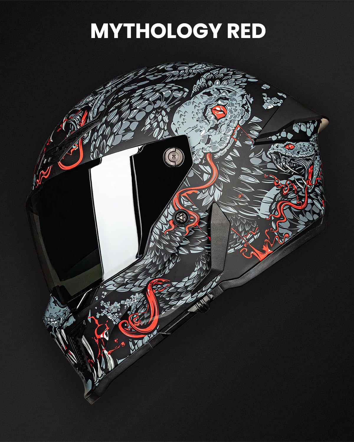 ILM MF509 Mythology Red interior padding ensures a snug fit.