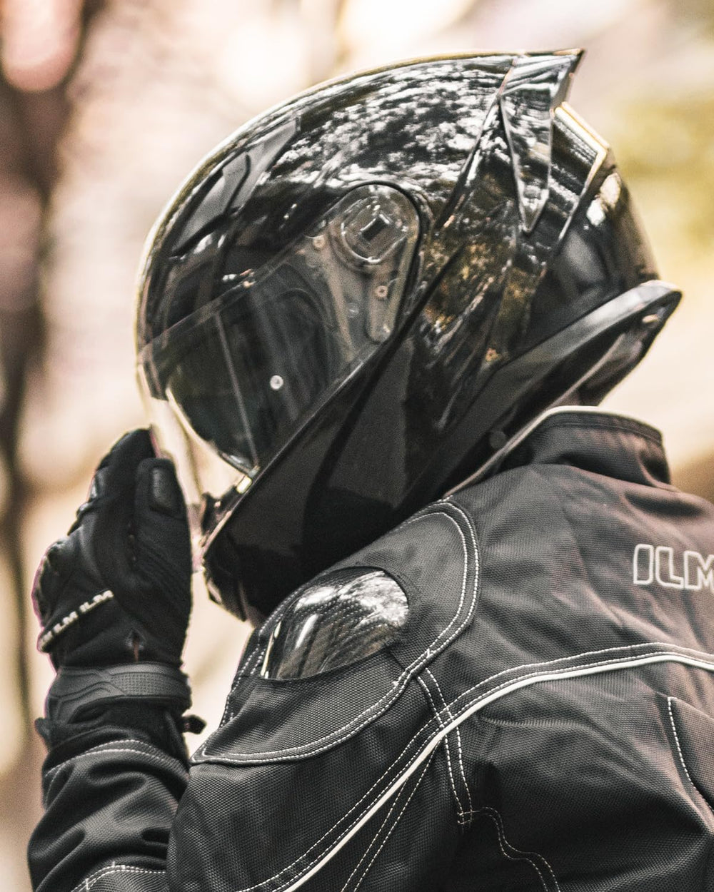 ILM helmet has front, top, back vents for airflow.