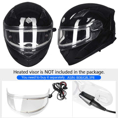 ILM helmet inner tinted lens and removable outer shield in action.