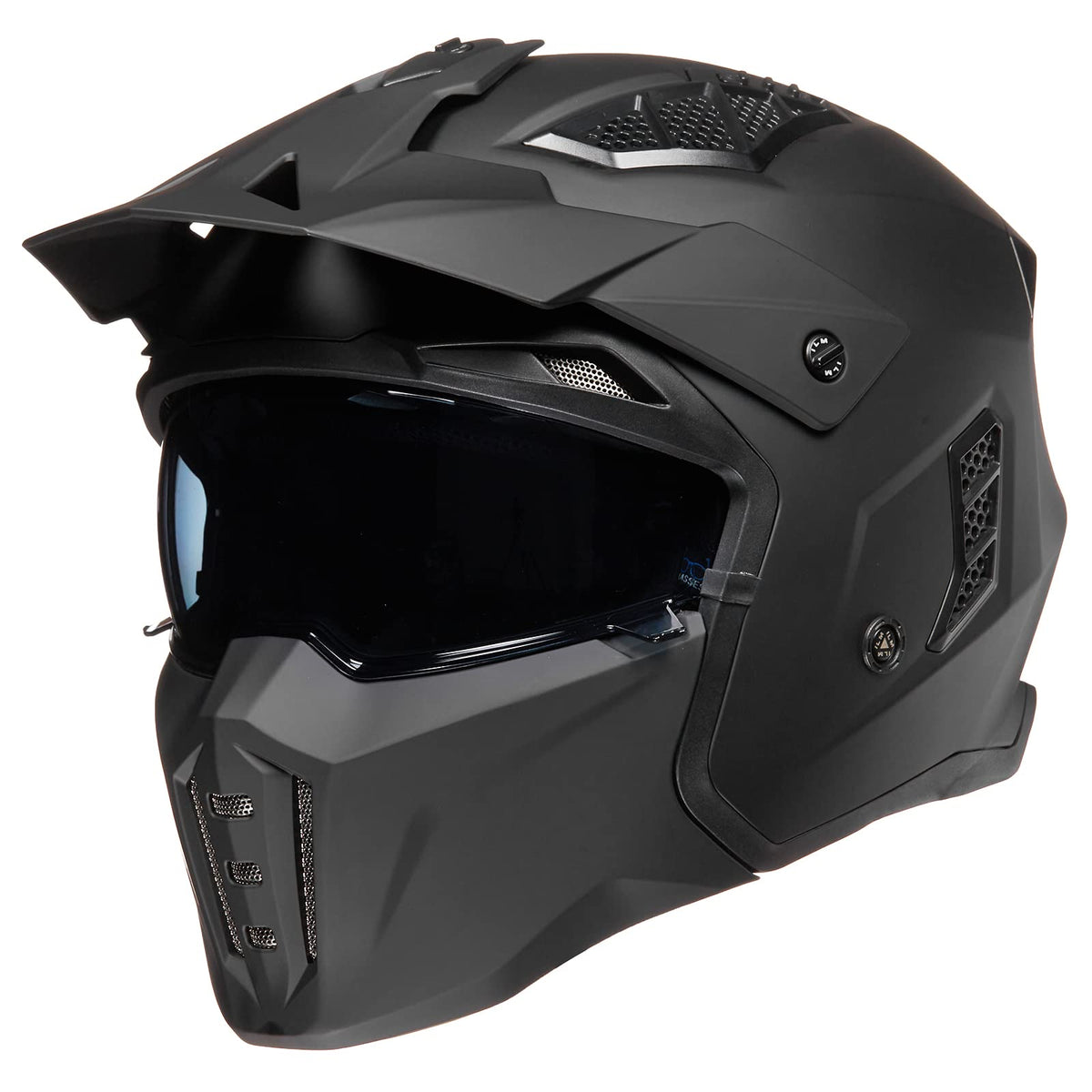 ILM Open Face Z302 front view showing versatile airflow for all-day riding