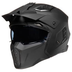 ILM Open Face Z302 front view showing versatile airflow for all-day riding
