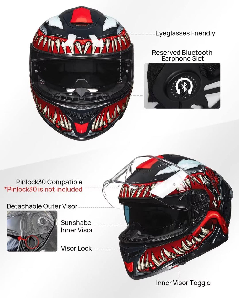 ILM TheNight soft cheek pads deliver plush comfort during rides