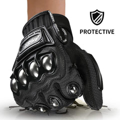 ILM Steel Knuckle gloves side profile supports wrist movement on rugged trails.