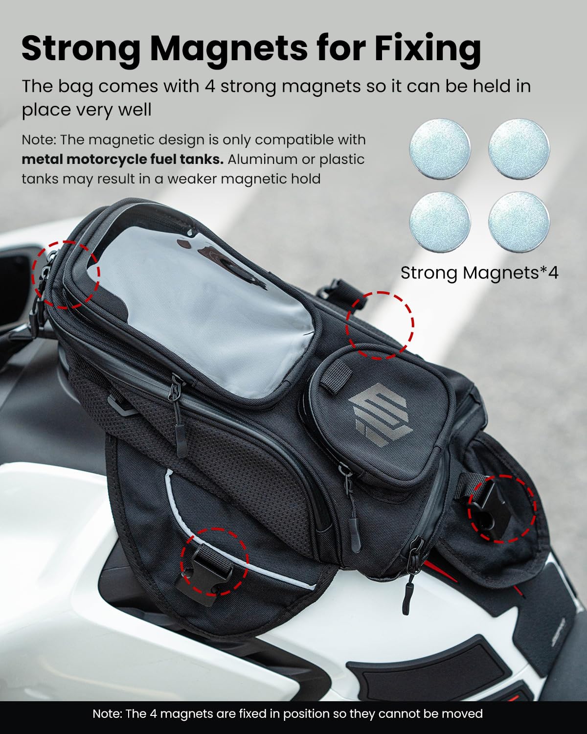 ILM waterproof Oxford 900D bag protects belongings in rain.