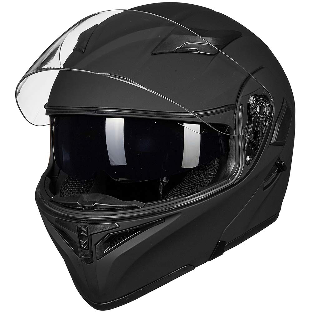 ILM wide-view anti-fog visor in action ensures clear sightlines at speed